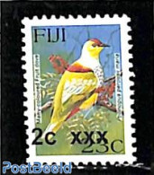 Fiji 2008 2c Xxx On 23c, Mint NH, Nature - Birds - Andere & Zonder Classificatie