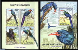 Ivory Coast 2014 Birds 2 S/s, Mint NH - Unused Stamps