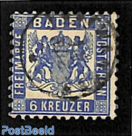 Germany, Baden 1862 6Kr, Used, Used Stamps - Otros & Sin Clasificación