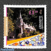 Guernsey 2023 Little Chapel 1v, Mint NH, Religion - Churches, Temples, Mosques, Synagogues - Art - Ceramics - Churches & Cathedrals