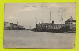 66 PORT VENDRES En 1918 N°9 Sortie Du Port Bateau CARGO Vapeur VOIR DOS - Port Vendres