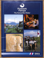 Faroe Islands 1993 Official Yearbook With Stamps 1993, Mint NH, Various - Yearsets (by Country) - Ohne Zuordnung