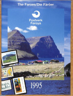 Faroe Islands 1995 Official Yearbook With Stamps 1995, Mint NH, Various - Yearsets (by Country) - Non Classés