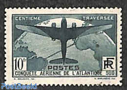 France 1936 10fr, Stamp Out Of Set, Mint NH, Transport - Various - Aircraft & Aviation - Maps - Ungebraucht