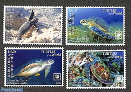 Cook Islands 2020 Turtles 4v, Mint NH, Nature - Turtles - Autres & Non Classés