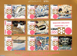 Yemen, Arab Republic 1970 Olympic Winter Games M/s, Imperforated, Mint NH, Sport - Olympic Winter Games - Other & Unclassified