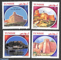 Tunisia 2021 Fortresses 4v, Mint NH, Art - Castles & Fortifications - Kastelen