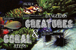 Palau 2011 Creatures & Coral Reefs S/s, Mint NH, Nature - Fish - Corals - Fische