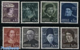 Portugal 1949 Aviz Dynasty 8v, Unused (hinged), History - Kings & Queens (Royalty) - Ongebruikt