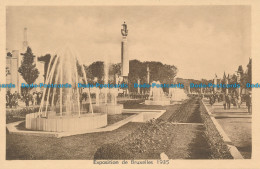 R038487 Exposition De Bruxelles 1935. Perspective Sur Les Fontaines. Gerbaud - Monde