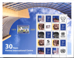 United Nations, Vienna 2009 30 Years UNO Vienna M/s, Perf. 13.5, Mint NH - Andere & Zonder Classificatie