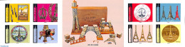France 2023 Eiffel Tower 8v S-a In Booklet, Mint NH, Stamp Booklets - Nuevos