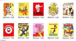Denmark 2023 Children Books 10v S-a, Mint NH, Nature - Transport - Cats - Elephants - Stamp Booklets - Ships And Boats.. - Ongebruikt