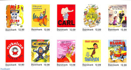 Denmark 2023 Children Books 10v S-a, Mint NH, Nature - Transport - Cats - Elephants - Stamp Booklets - Ships And Boats.. - Neufs