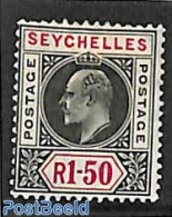 Seychelles 1906 1.50, WM Multiple CA-Crown, Stamp Out Of Set, Unused (hinged) - Andere & Zonder Classificatie