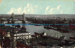 R039514 The Pool And Tower Bridge From The Monument. London. Smith. 1907 - Autres & Non Classés