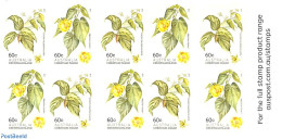 Christmas Islands 2013 Flowers Foil Booklet, Mint NH, Nature - Flowers & Plants - Stamp Booklets - Unclassified