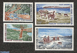 Saint Pierre And Miquelon 1969 Tourism 4v, Unused (hinged), Nature - Various - Dogs - Horses - Tourism - Other & Unclassified