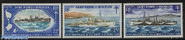 Saint Pierre And Miquelon 1971 Part Of France 3v, Unused (hinged), Transport - Ships And Boats - Boten