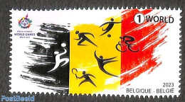 Belgium 2023 Special Olympics Berlin 1v, Mint NH, Sport - Cycling - Football - Sport (other And Mixed) - Tennis - Nuovi