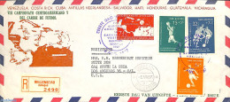 Netherlands Antilles 1957 Football FDC, First Day Cover, Sport - Various - Football - Maps - Geografía