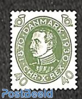 Denmark 1930 40o, Stamp Out Of Set, Mint NH, History - Kings & Queens (Royalty) - Ongebruikt