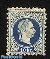 Austria 1867 10Kr, Perf. 9.5, Unused (hinged) - Neufs