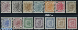 Austria 1905 Definitives 14v, Without Lack Bands, Unused (hinged) - Neufs
