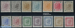 Austria 1905 Definitives 14v, Without Lack Bands, Unused (hinged) - Nuovi