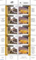 Venezuela 1995 UPAEP M/s, Mint NH, Nature - Trees & Forests - U.P.A.E. - Rotary Club