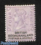 Botswana 1887 4d, Stamp Out Of Set, Without Gum, Unused (hinged) - Botswana (1966-...)