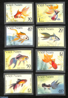 Vietnam 1977 Fish 8v, Imperforated, Mint NH, Nature - Fish - Vissen