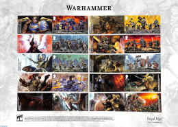 Great Britain 2023 Warhammer Collectors Sheet, Mint NH, Art - Science Fiction - Ungebraucht