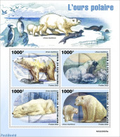 Niger 2022 Polar Bears, Mint NH, Nature - Bears - Niger (1960-...)