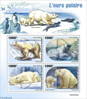 Niger 2022 Polar Bears, Mint NH, Nature - Bears - Níger (1960-...)