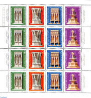 Hungary 1975 European Architectural Year M/s, Mint NH, History - Europa Hang-on Issues - Art - Architecture - Nuovi