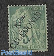 New Caledonia 1892 5c, Stamp Out Of Set, Unused (hinged) - Neufs