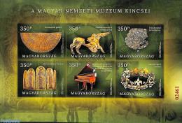 Hungary 2023 National Museum 6v M/s, Red Number, Mint NH, Performance Art - Music - Art - Art & Antique Objects - Muse.. - Ongebruikt