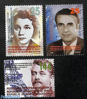 North Macedonia 2023 Personalities 3v, Mint NH - Sonstige & Ohne Zuordnung