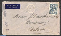 Netherlands Single Postage 1943 30c On Cover, Postal History - Otros & Sin Clasificación