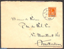 Netherlands Single Postage 1930 9c  On Cover, Postal History - Otros & Sin Clasificación