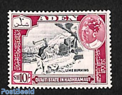 Aden 1963 10sh, Stamp Out Of Set, Mint NH - Aden (1854-1963)