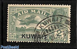 Kuwait 1933 2A, Stamp Out Of Set, Used, Used Stamps, Transport - Aircraft & Aviation - Airplanes