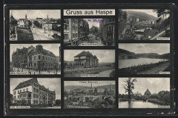 AK Haspe, Berlinerstrasse, Schule, Eisenwerk Und Talsperre  - Autres & Non Classés