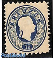 Austria 1870 15Kr, Perf. 9.5:10.5, Unused, Unused (hinged) - Unused Stamps