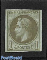 French Colonies (gen. Issues) 1871 1c, Stamp Out Of Set, Unused (hinged) - Autres & Non Classés