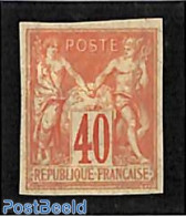 French Colonies (gen. Issues) 1877 40c, Stamp Out Of Set, Unused (hinged) - Other & Unclassified