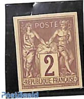 French Colonies (gen. Issues) 1878 2c, Stamp Out Of Set, Unused (hinged) - Andere & Zonder Classificatie