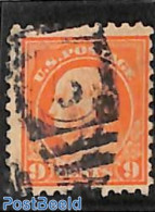 United States Of America 1916 9c, Perf. 10, Without WM,  Used, Used Or CTO - Gebraucht