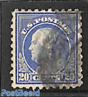 United States Of America 1916 20c, Perf. 10, No WM, Used, Used Or CTO - Used Stamps